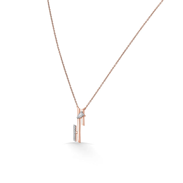 Seven Up Tri bar Pendant - Zen Diamond India