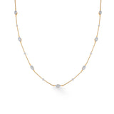 Deck Up Golden Glimmer Trail Necklace - Zen Diamond India