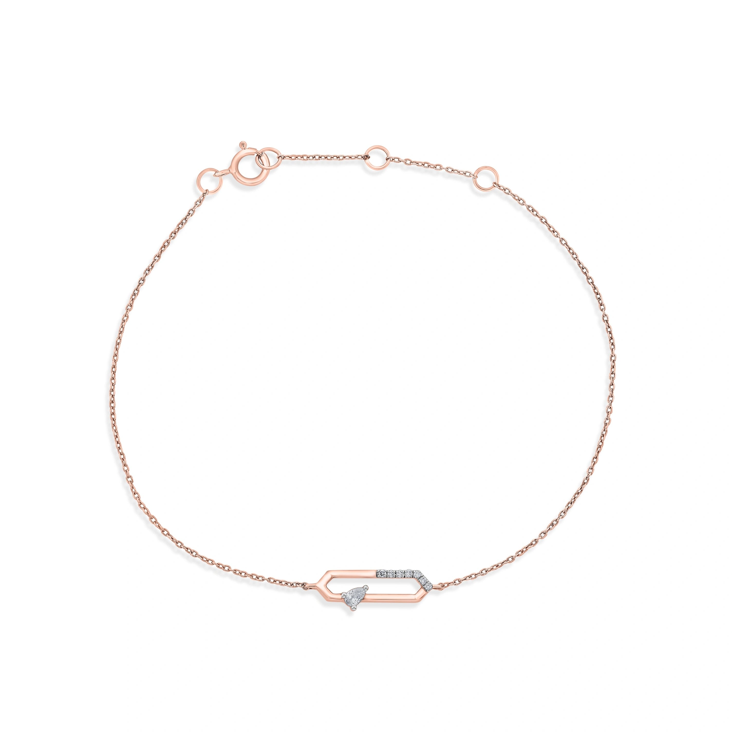 Seven Up Rectilinear Bracelet - Zen Diamond India