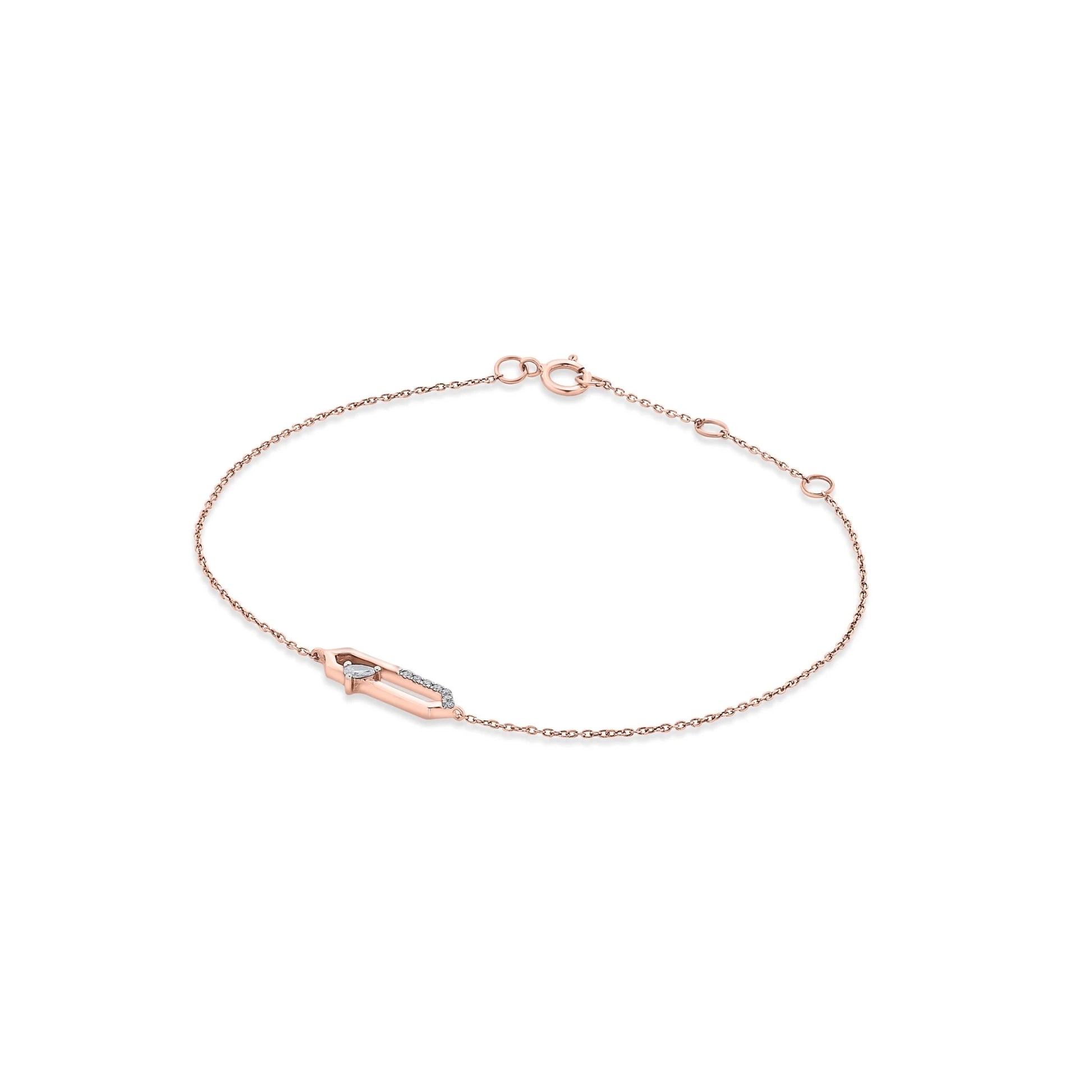 Seven Up Rectilinear Bracelet - Zen Diamond India