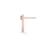 Seven Up Rectilinear Earrings - Zen Diamond India