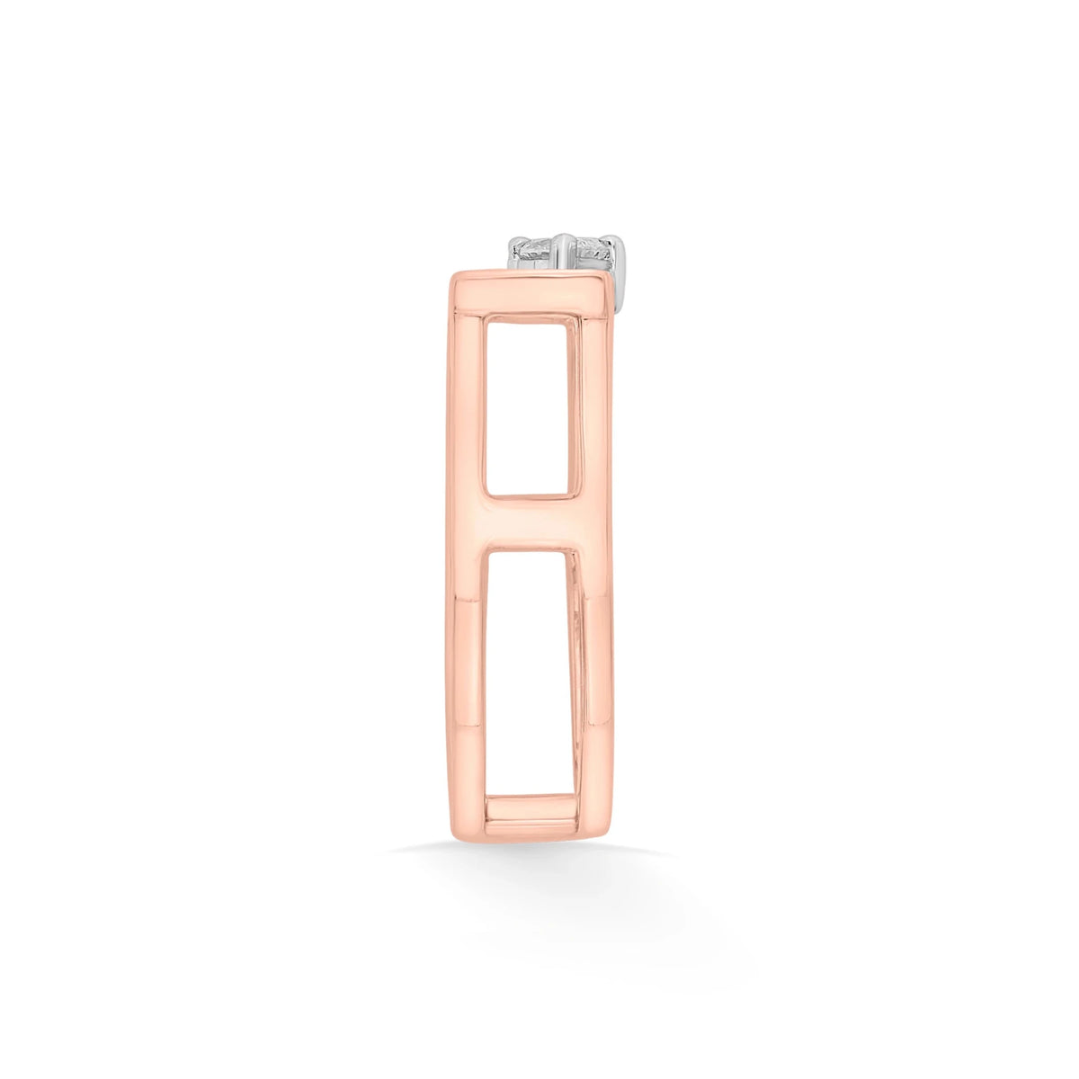 Seven Up Rectilinear Ring - Zen Diamond India