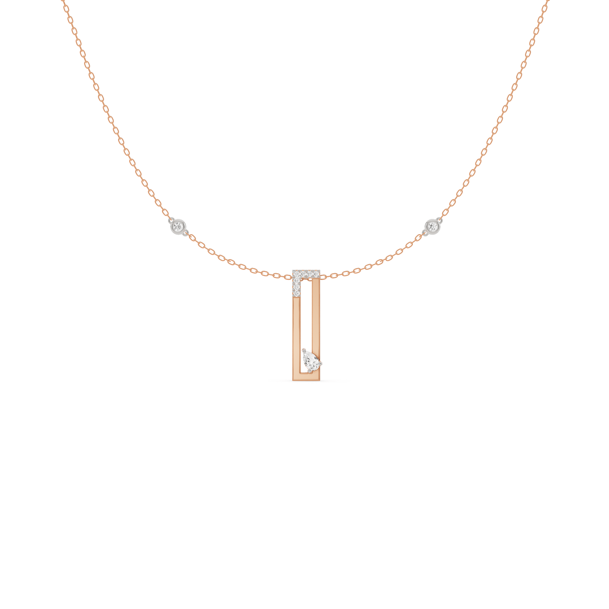 Seven Up Rectilinear Pendant - Zen Diamond India