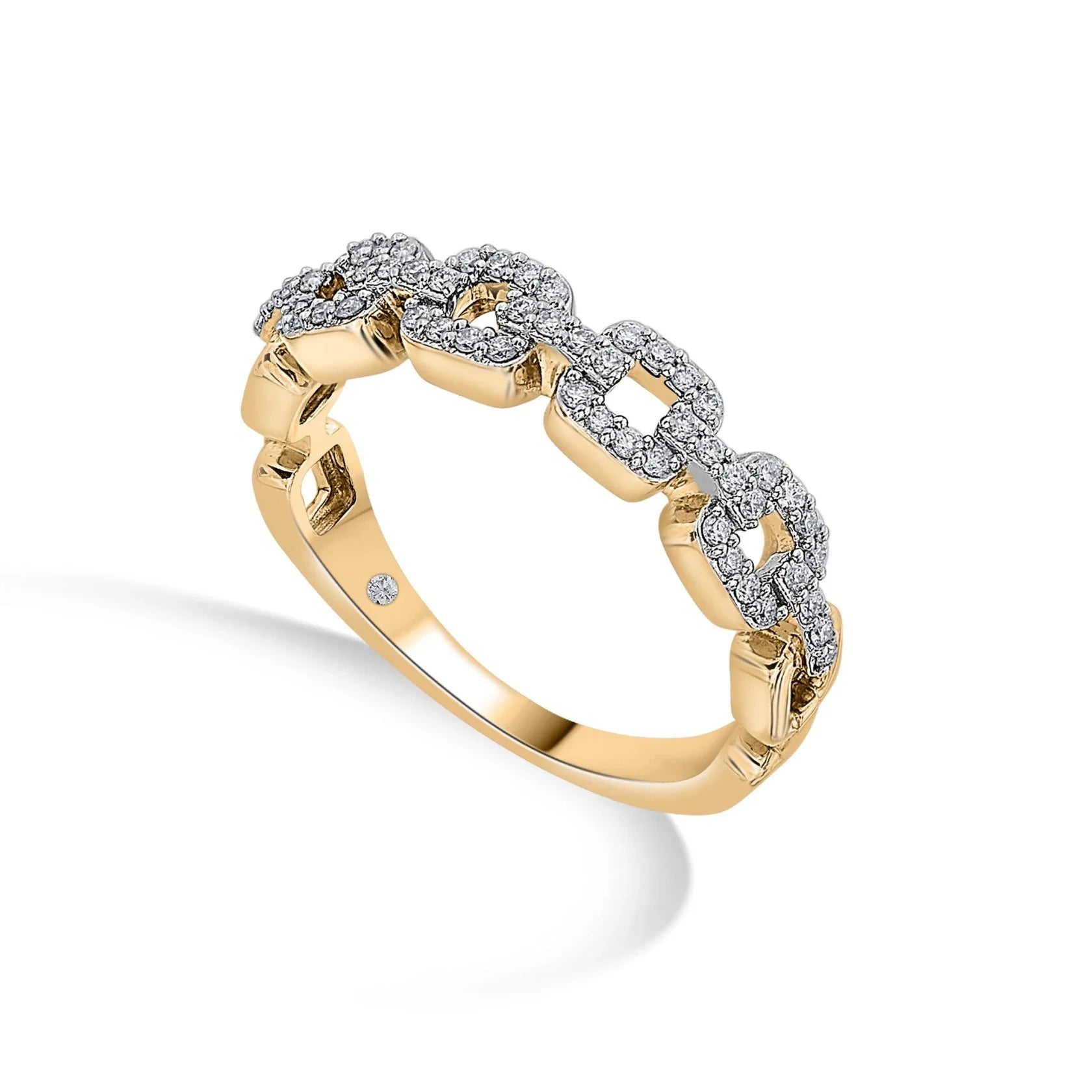 Golden Link Luxe Cuban Ring