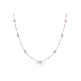 Classic Rosé Luxe Diamond Mosaic Necklace - Zen Diamond India
