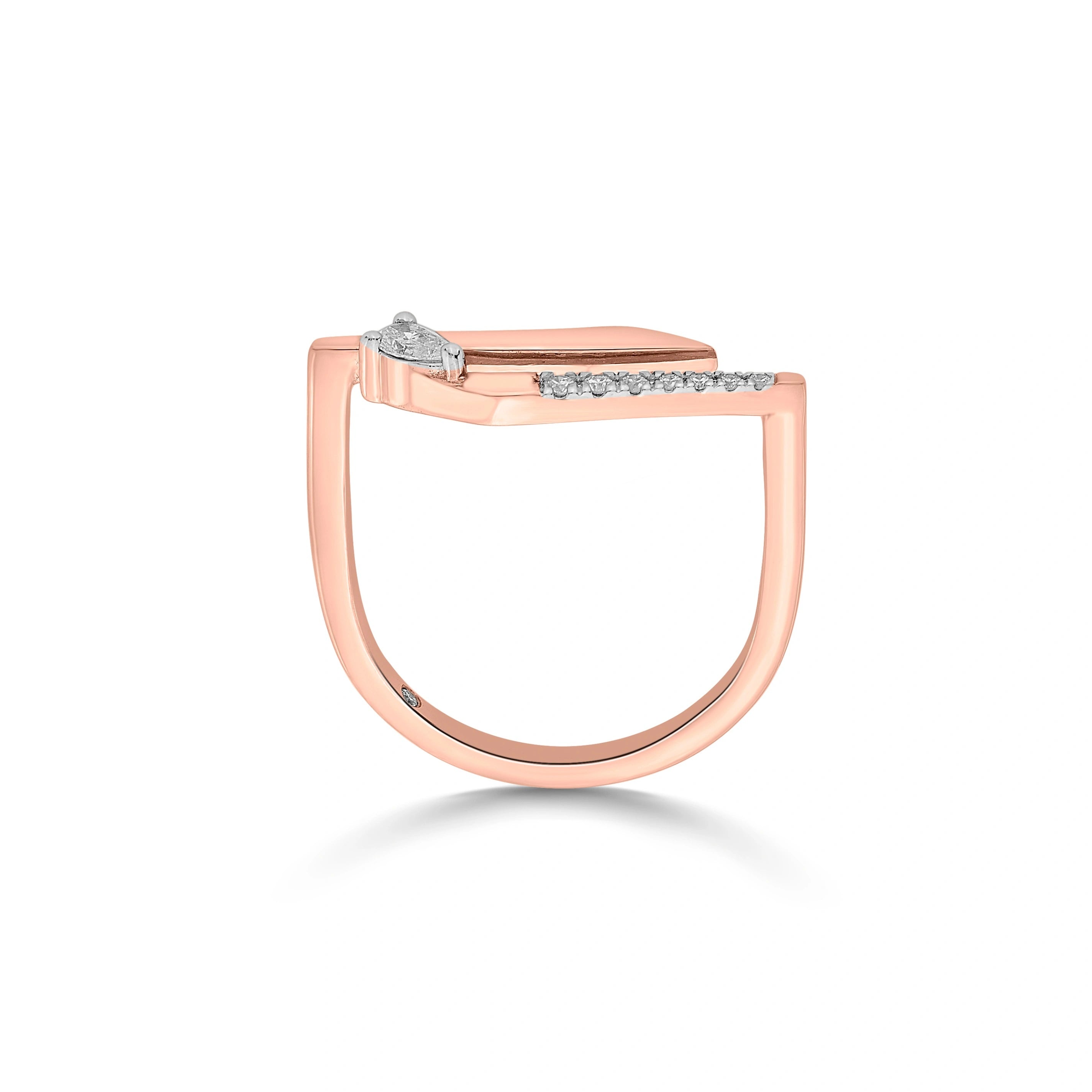 Seven Up Abstract Ring