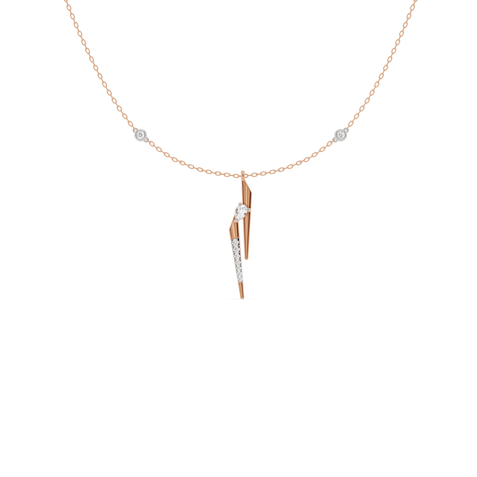 Seven Up Abstract Pendant - Zen Diamond India
