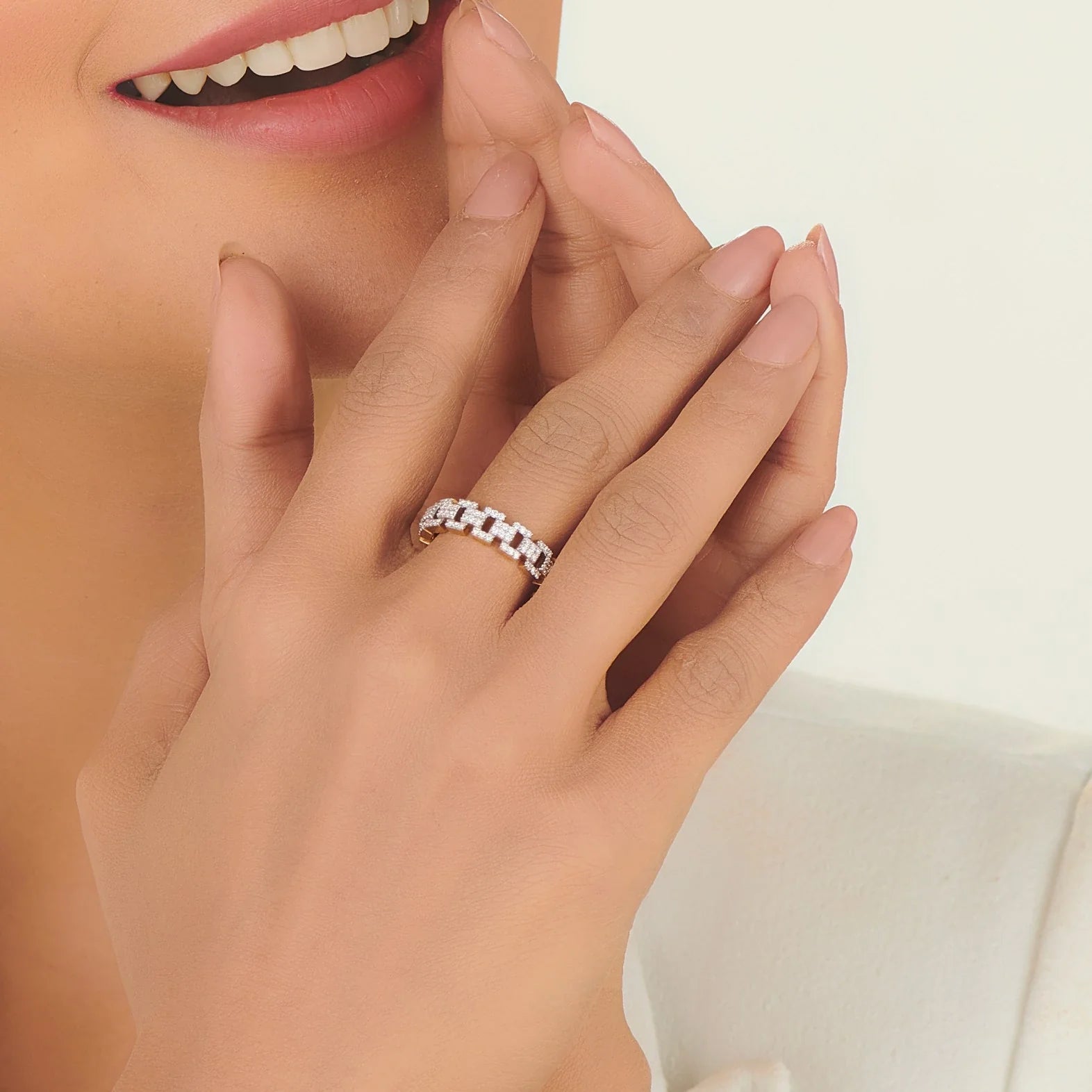 Cuban Crown Ice Ring - Zen Diamond India