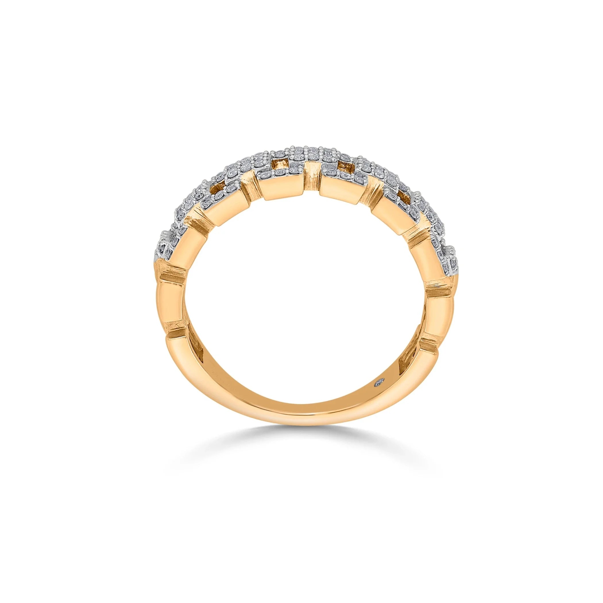 Cuban Crown Ice Ring - Zen Diamond India