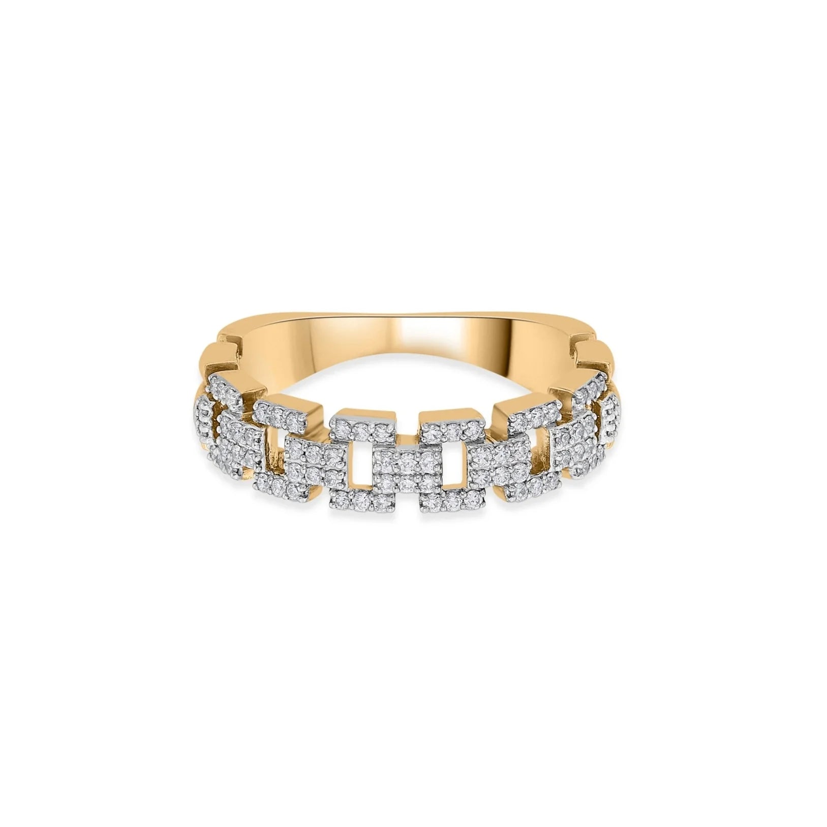 Cuban Crown Ice Ring - Zen Diamond India