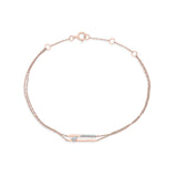Seven Up Abstract Bar Bracelet - Zen Diamond India