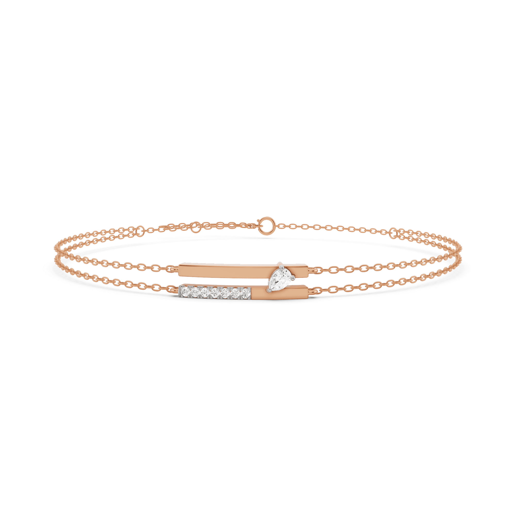 Seven Up Abstract Bar Bracelet