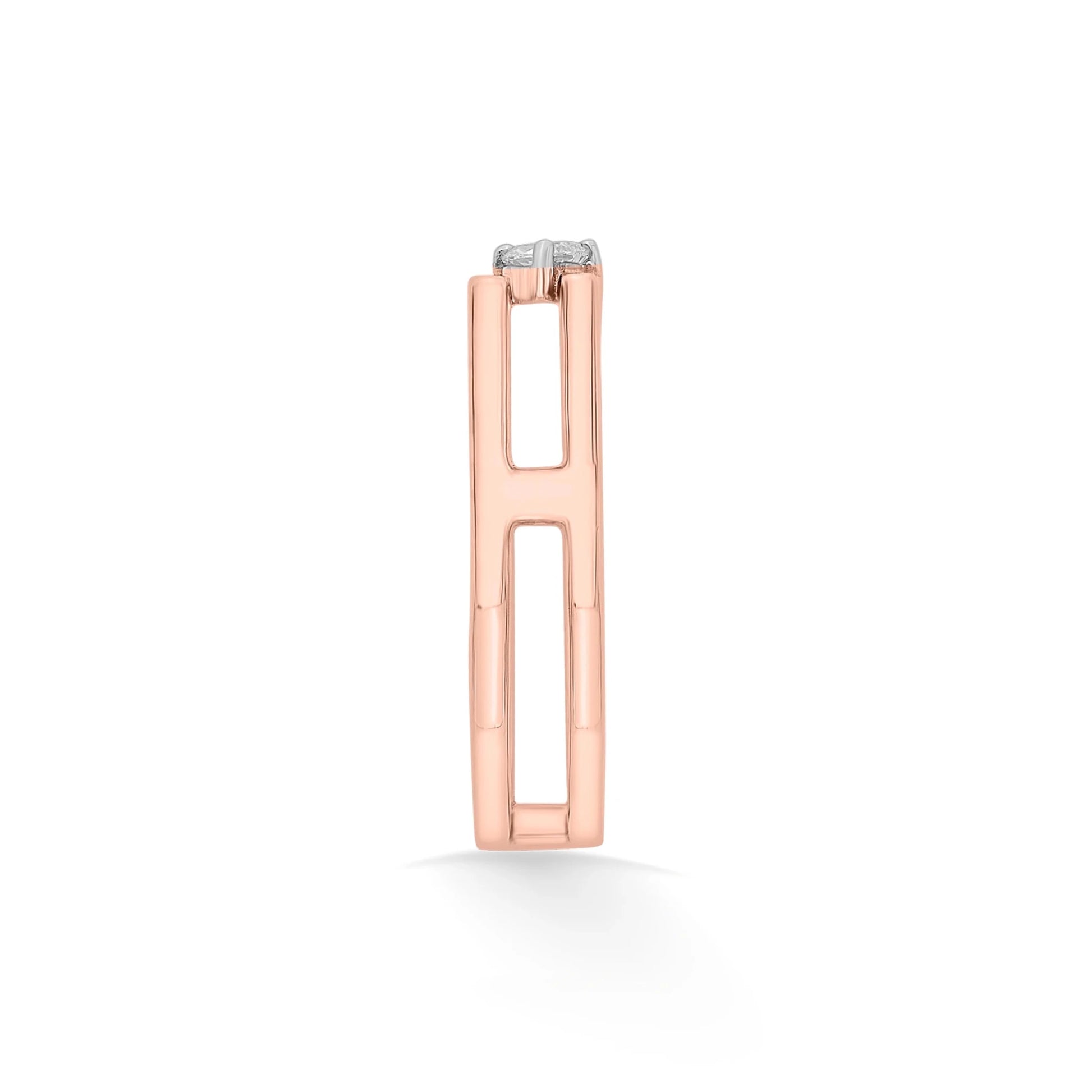 Seven Up Abstract Bar Ring - Zen Diamond India