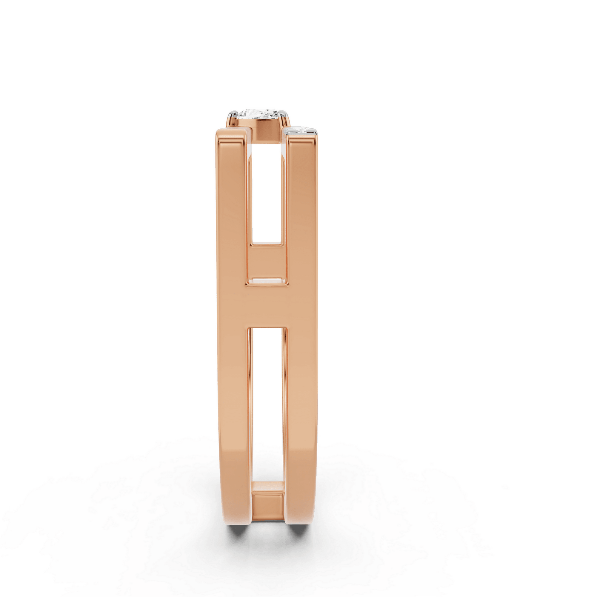 Seven Up Abstract Bar Ring