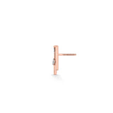 Seven Up Abstract Tri Bar Earring - Zen Diamond India