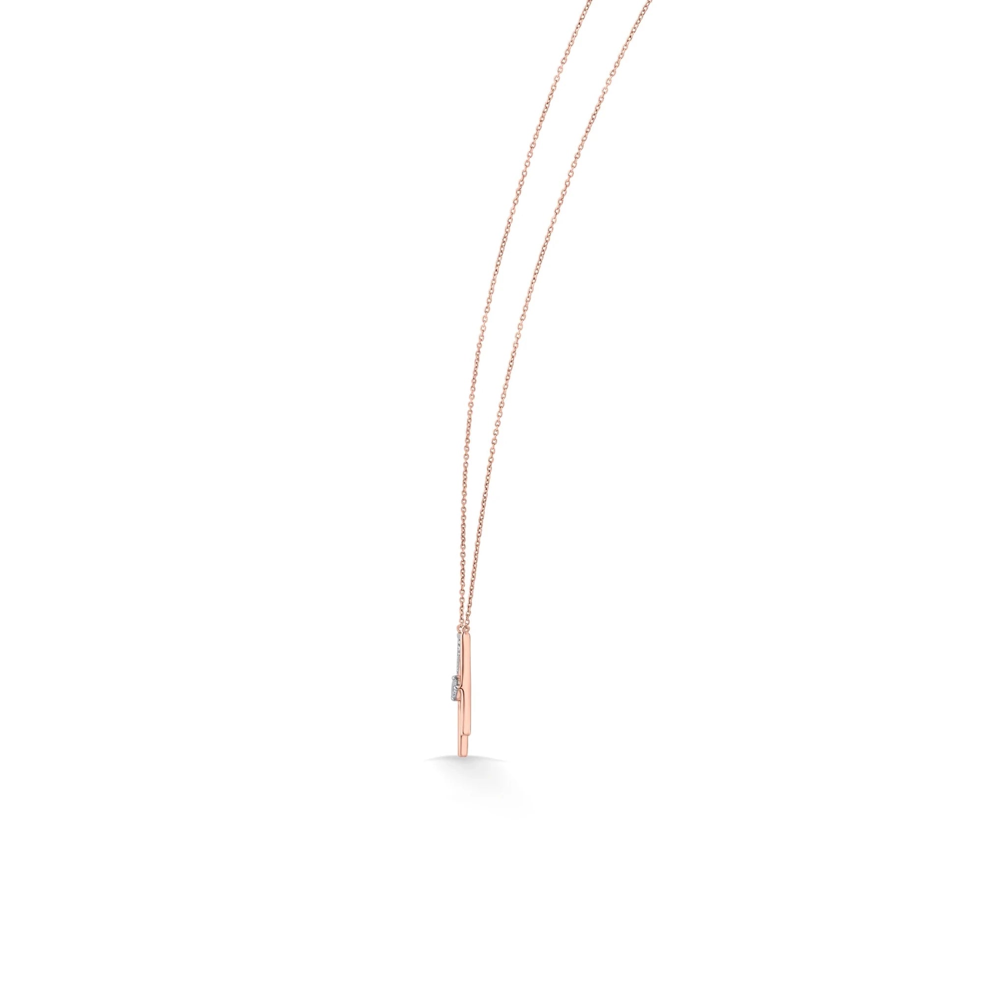 Seven Up Abstract Tri Bar Pendant - Zen Diamond India