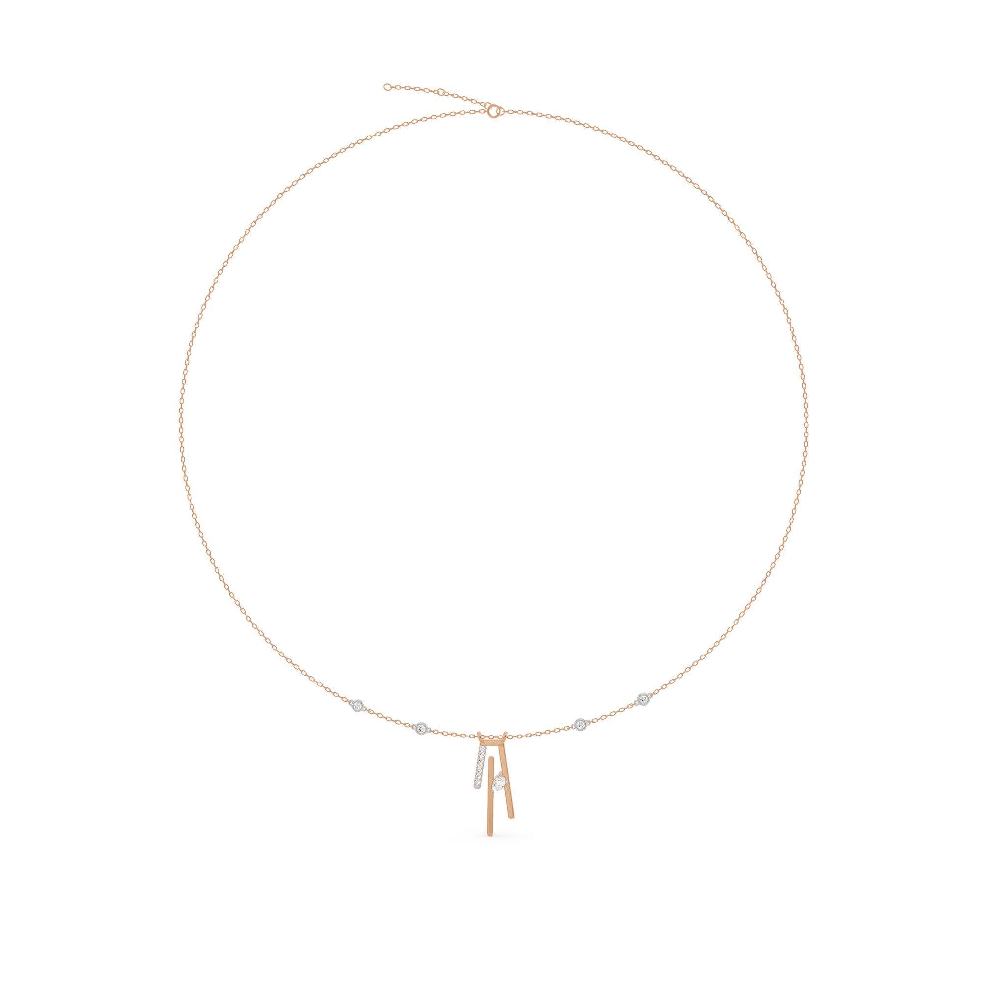 Seven Up Abstarct Tri Bar Pendant