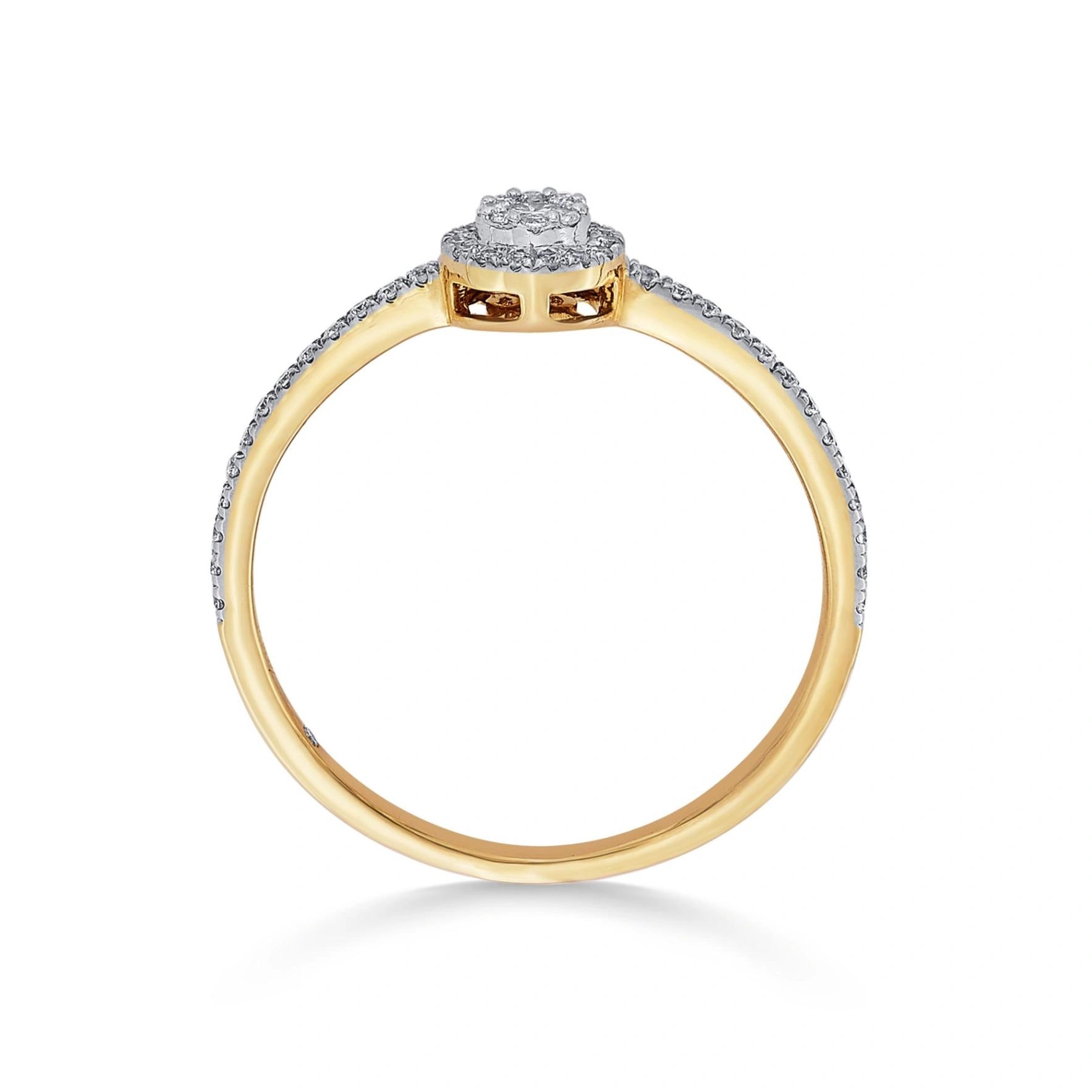 Deck Up Dewdrop Radiance Ring - Zen Diamond India