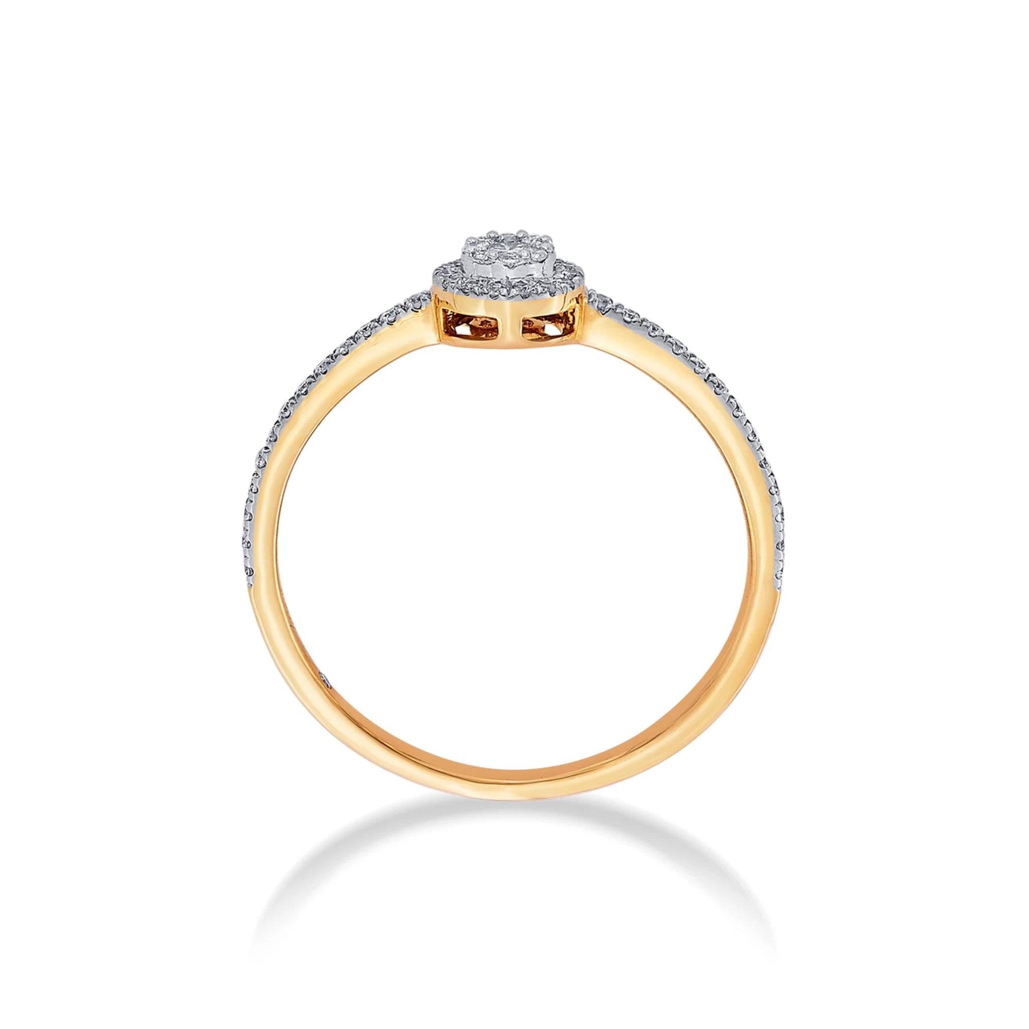 Deck Up Celestial Glow Ring - Zen Diamond India