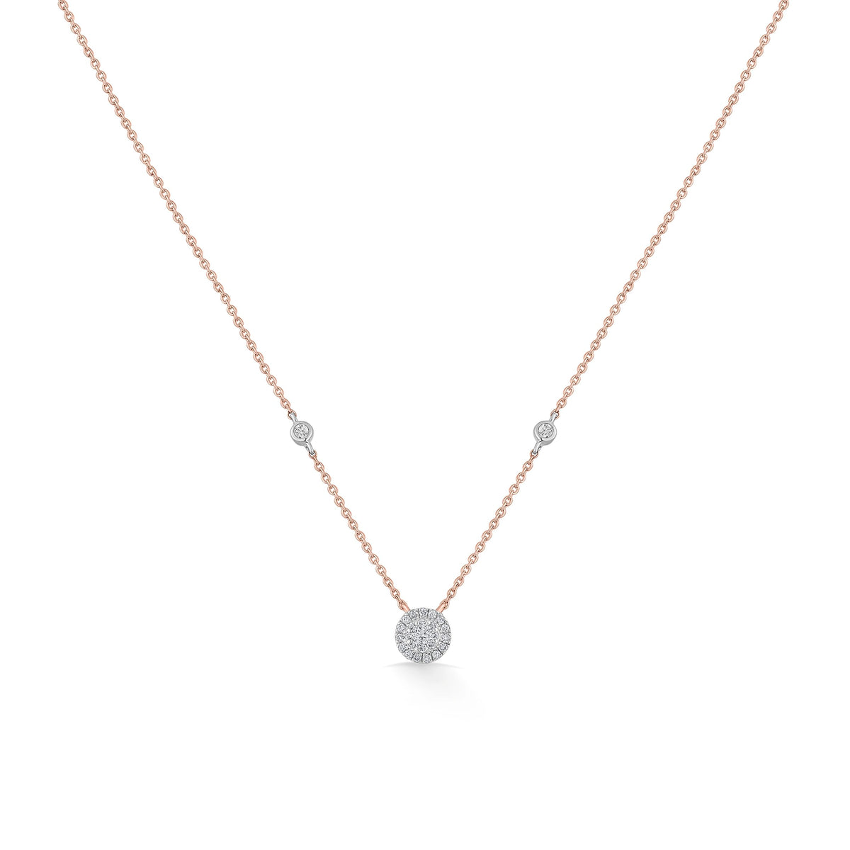 Deck Up Celestial Spark Round Diamond Pendant