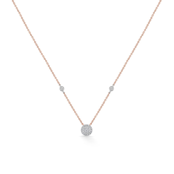 Deck Up Celestial Spark Round Diamond Pendant