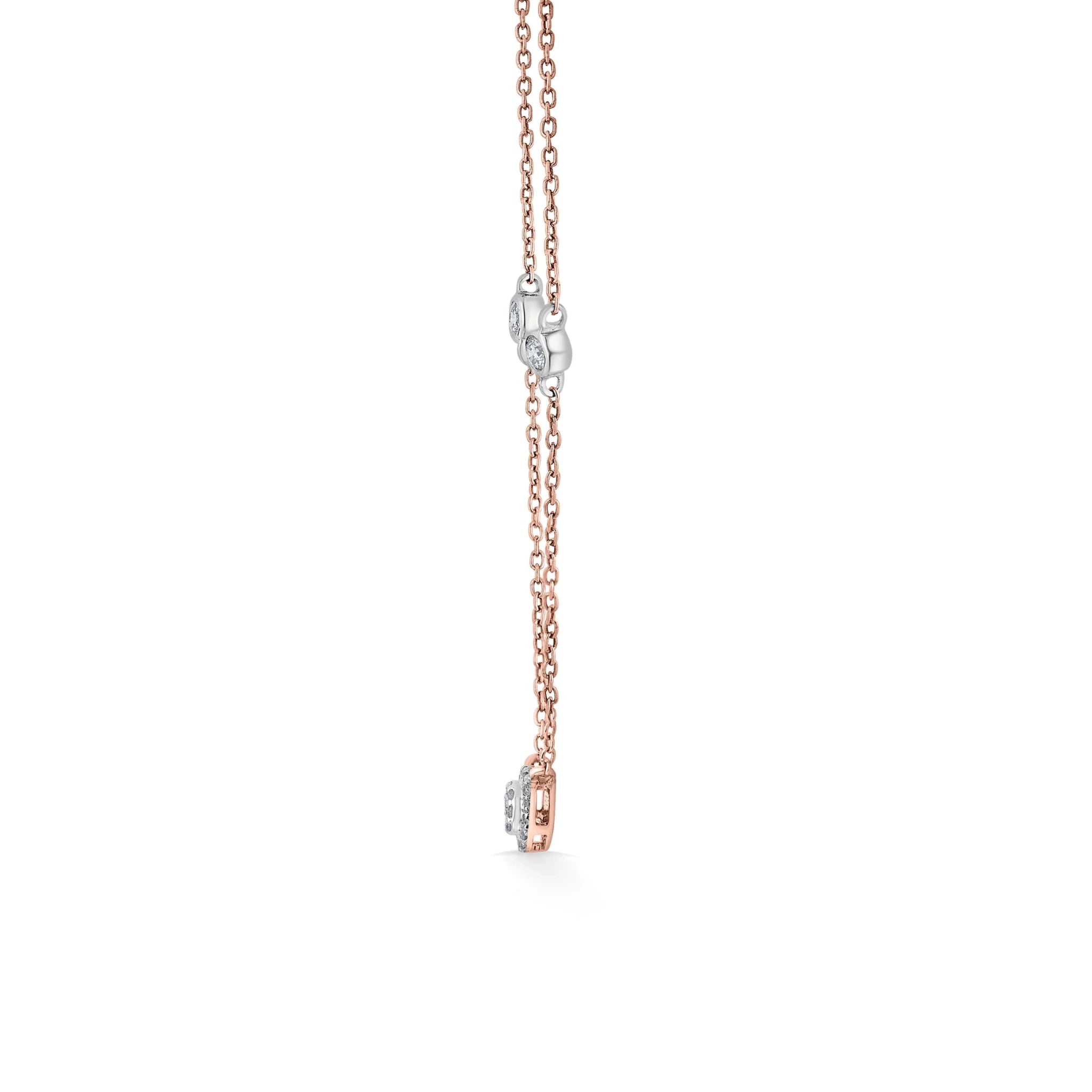 Deck Up Celestial Spark Round Diamond Pendant - Zen Diamond India