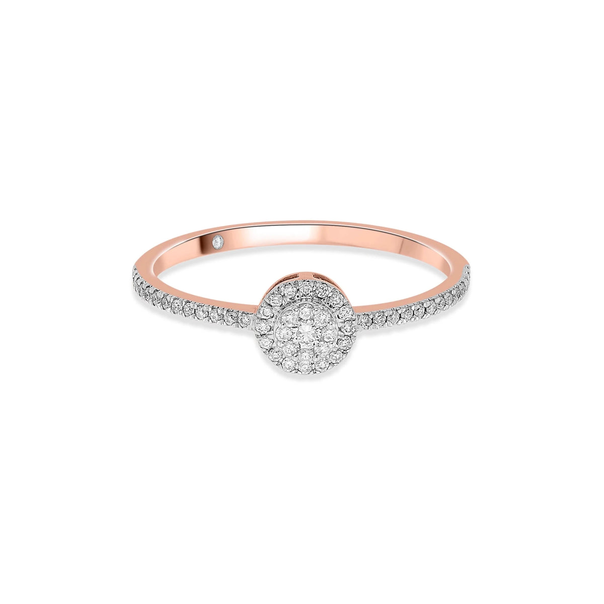 Celestial Halo Glam Ring - Zen Diamond India