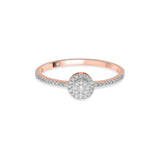 Celestial Halo Glam Ring - Zen Diamond India