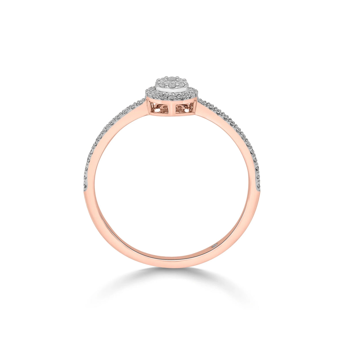 Celestial Halo Glam Ring - Zen Diamond India