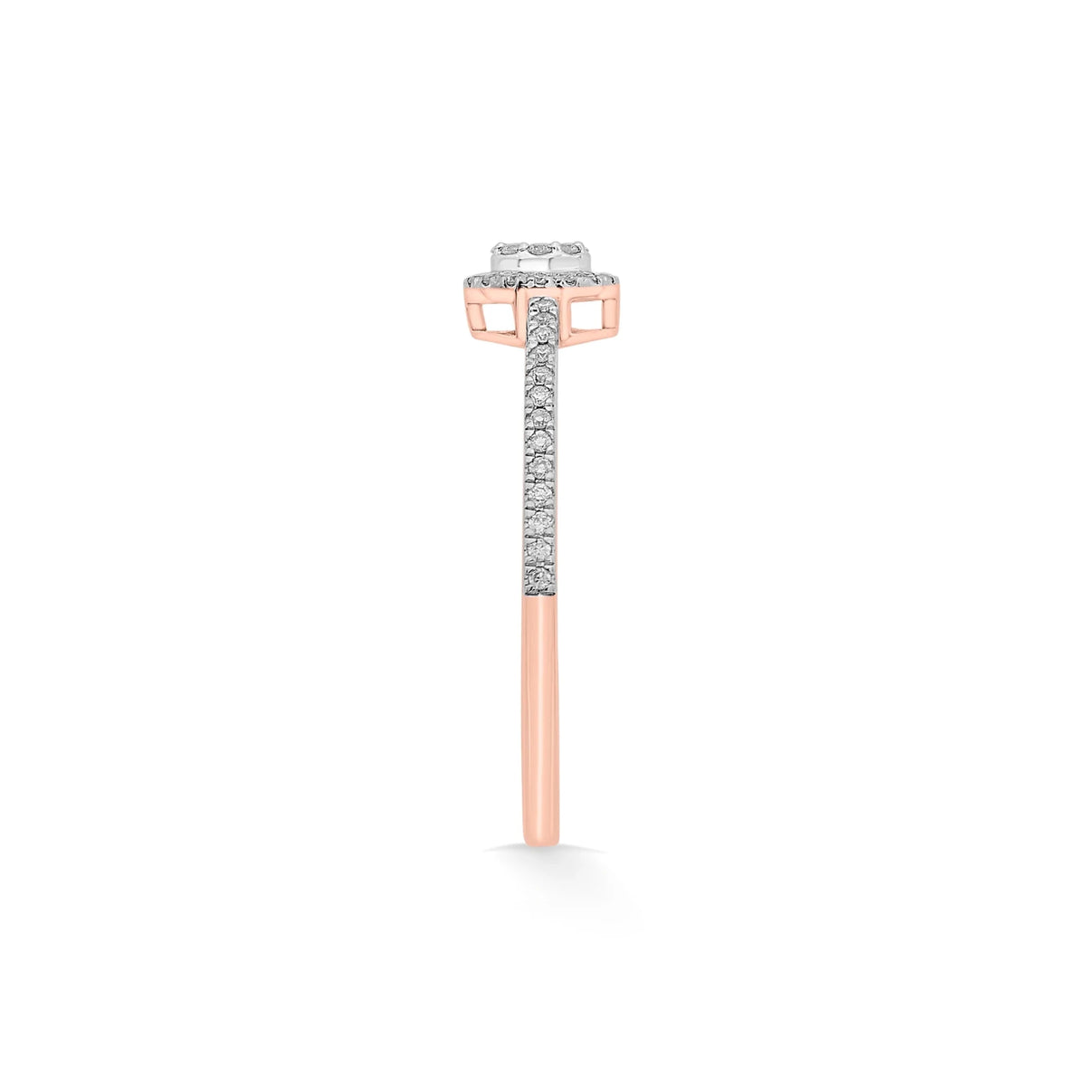 Celestial Halo Glam Ring - Zen Diamond India