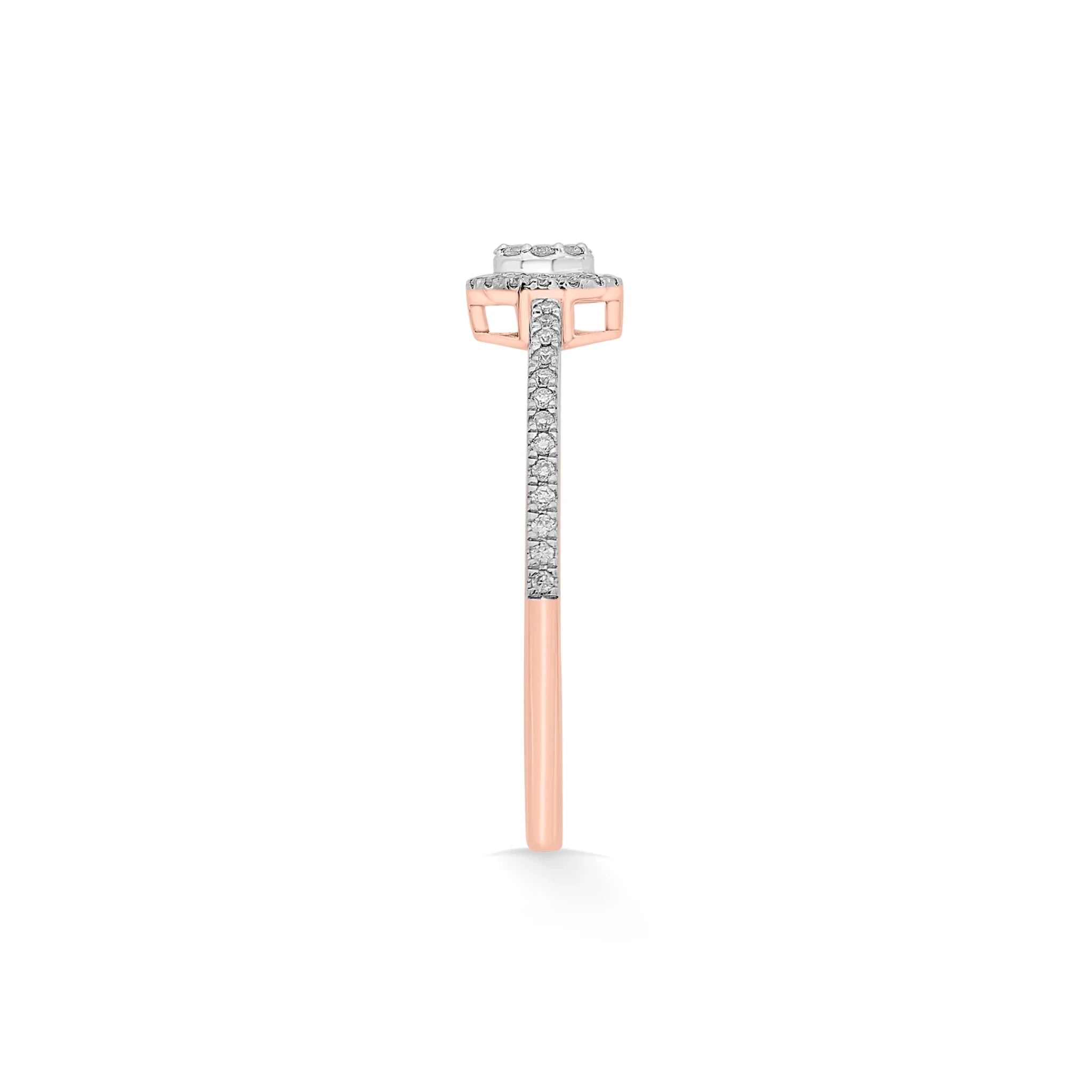 Celestial Halo Glam Ring - Zen Diamond India