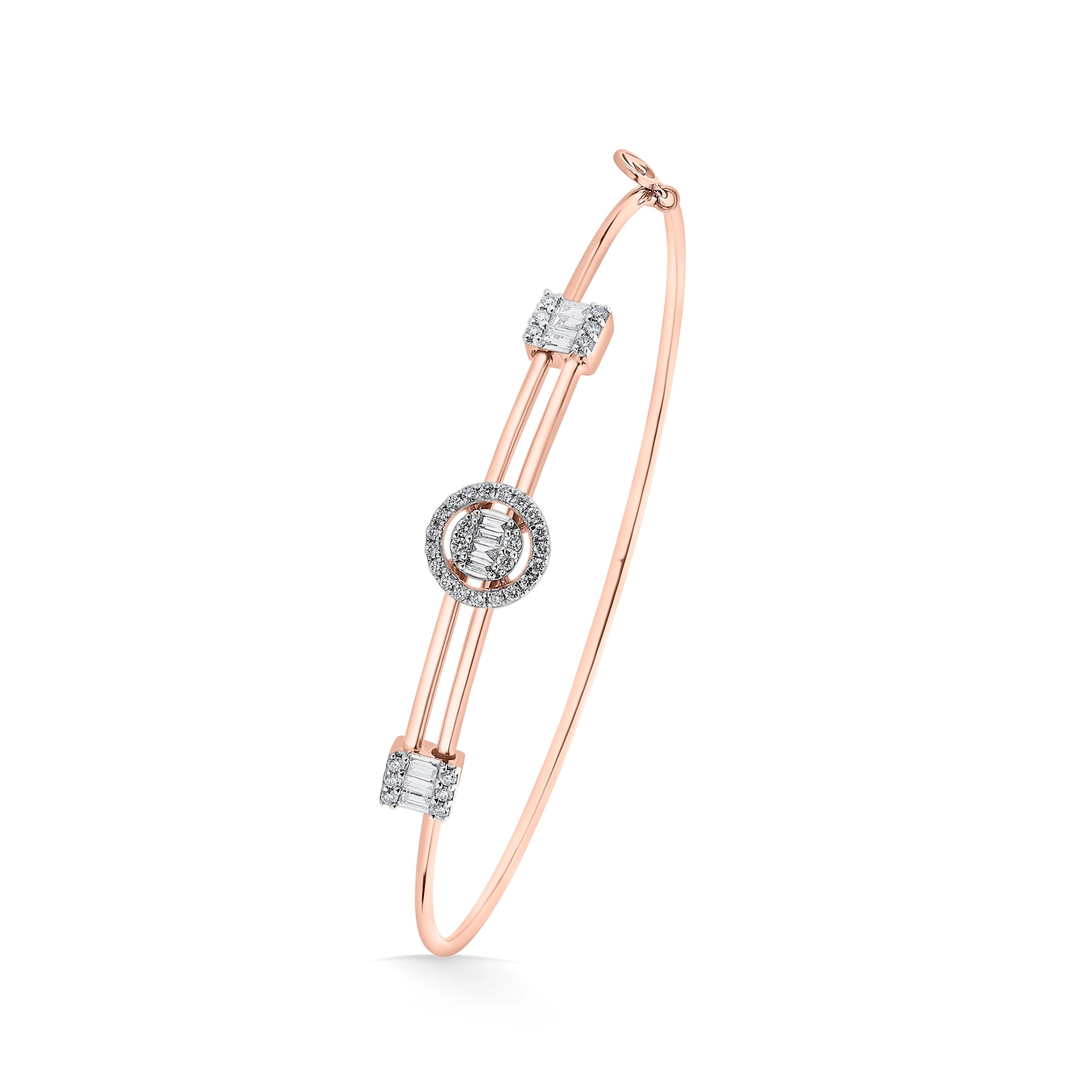 Orbit Diamond Track Bracelet - Zen Diamond India