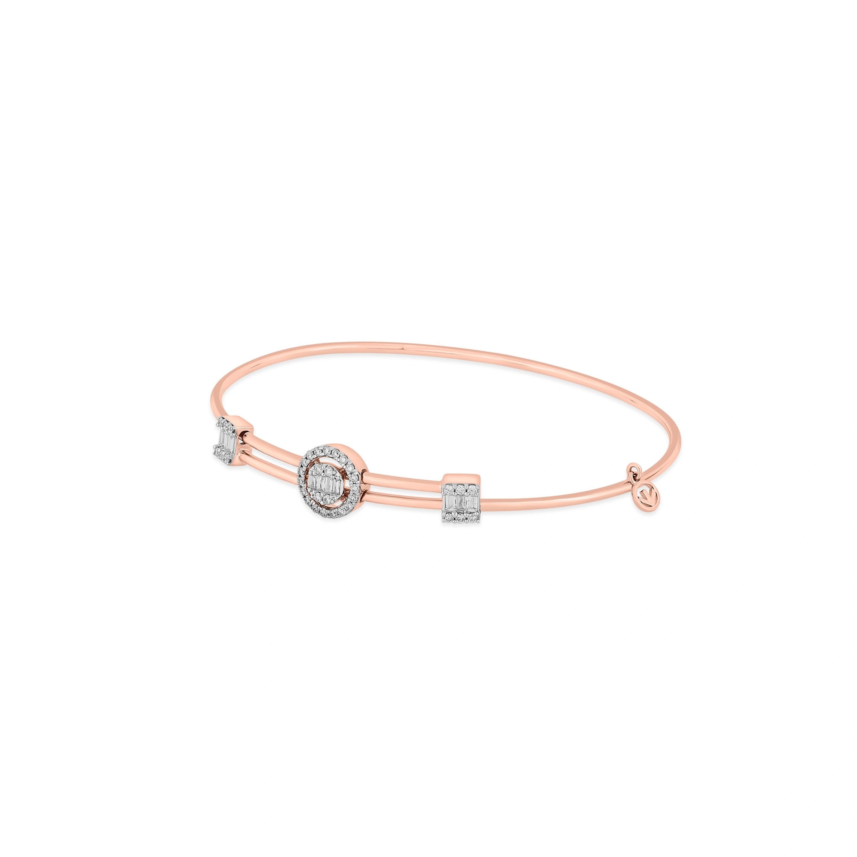 Orbit Diamond Track Bracelet - Zen Diamond India