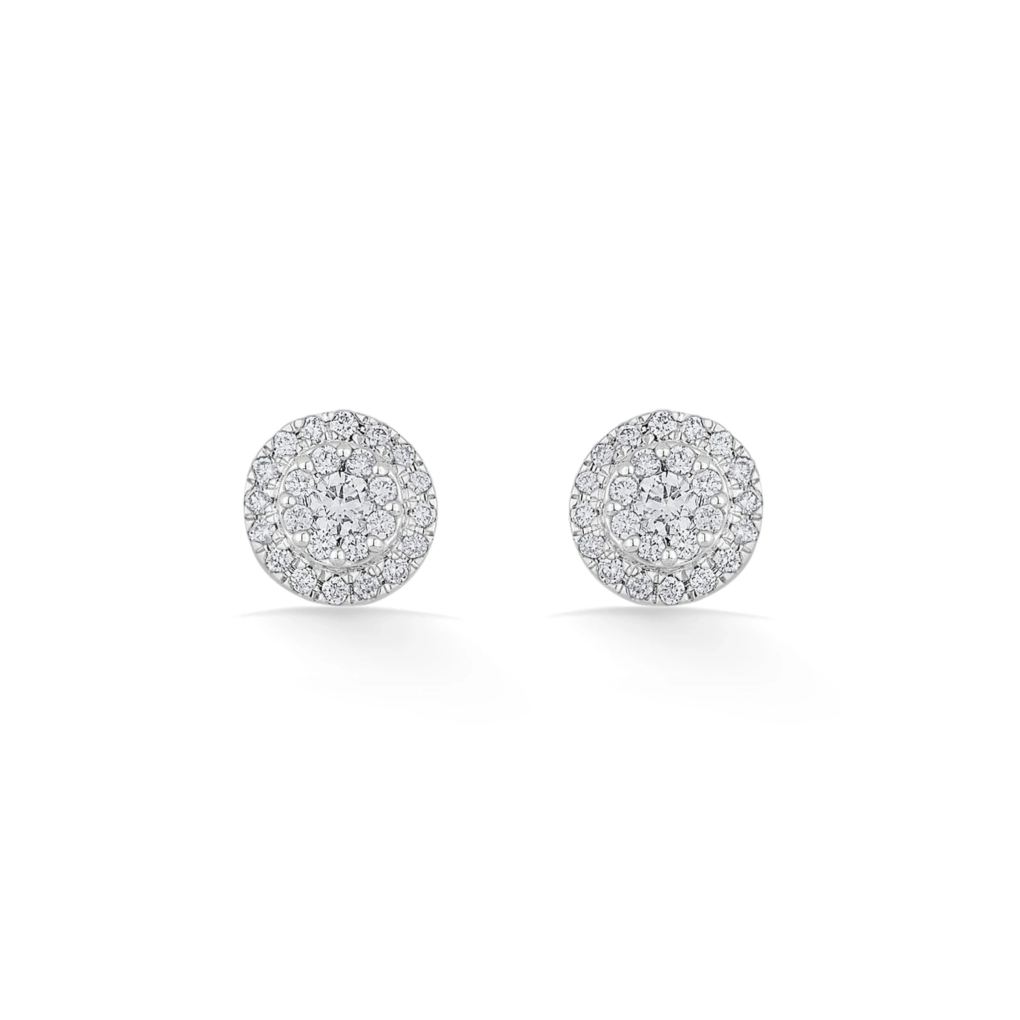 Deck Up Radiant Aura Studs - Zen Diamond India