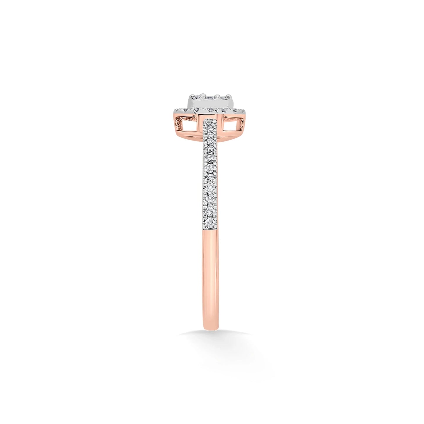 Eternal Starlight Halo Ring - Zen Diamond India