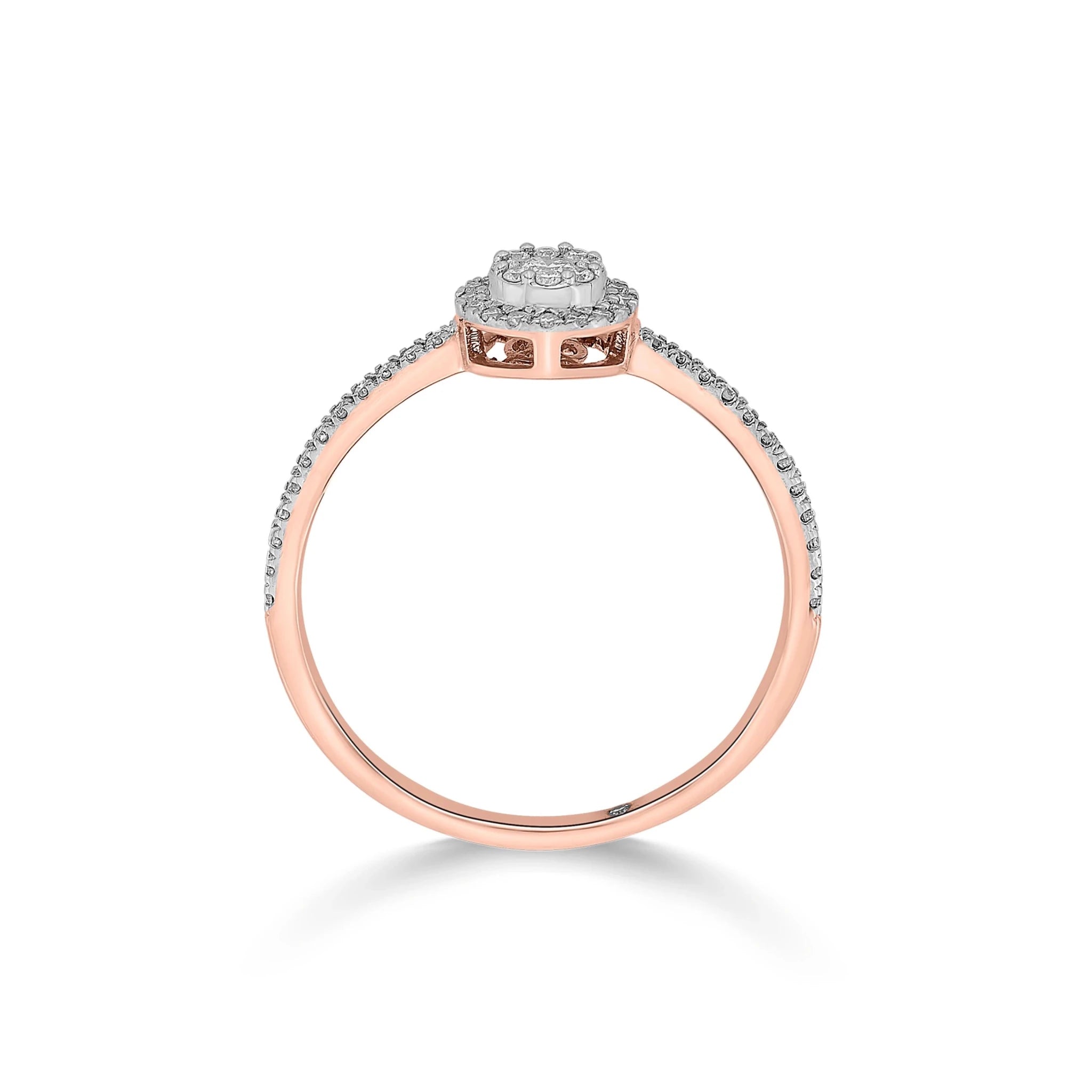 Eternal Starlight Halo Ring - Zen Diamond India