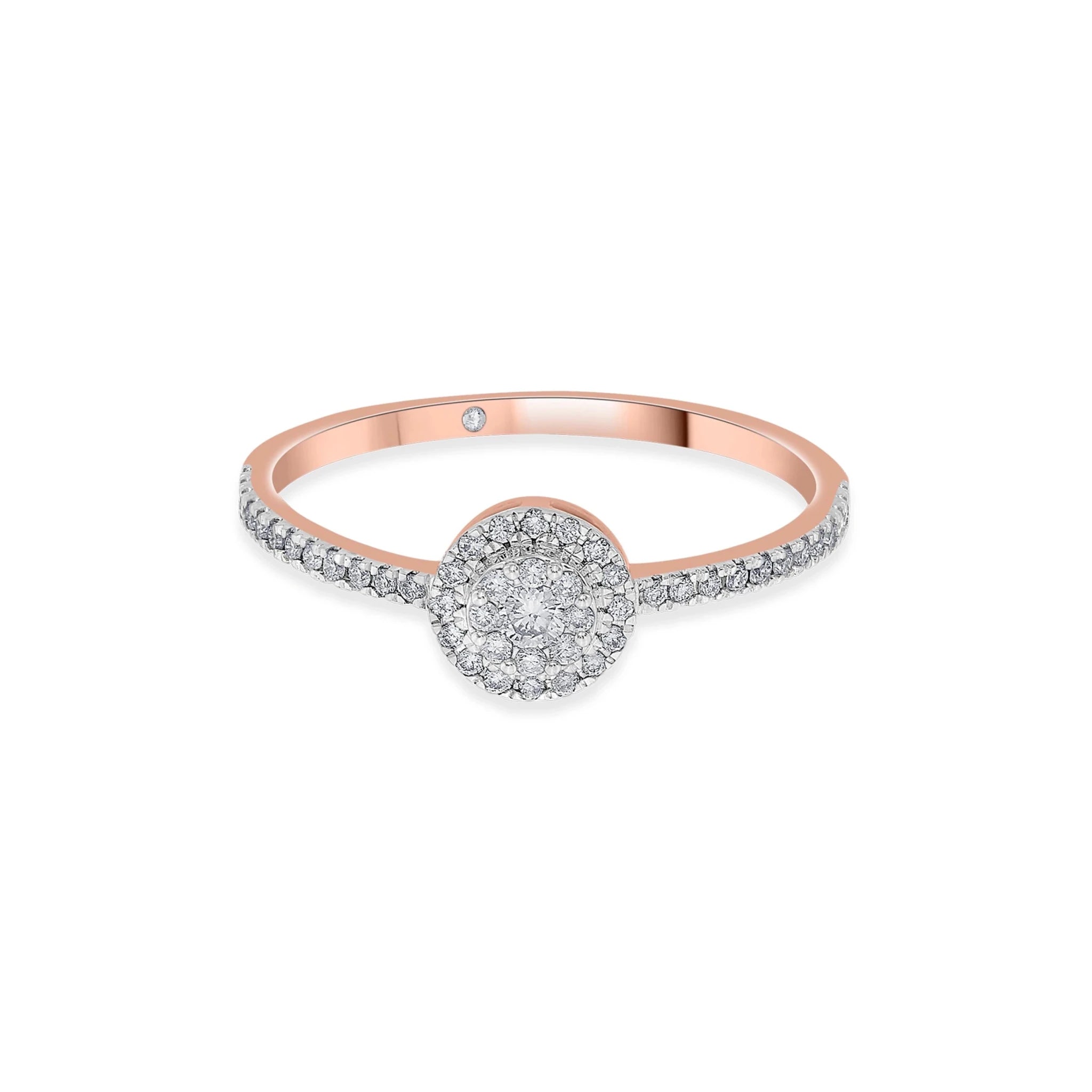Eternal Starlight Halo Ring - Zen Diamond India