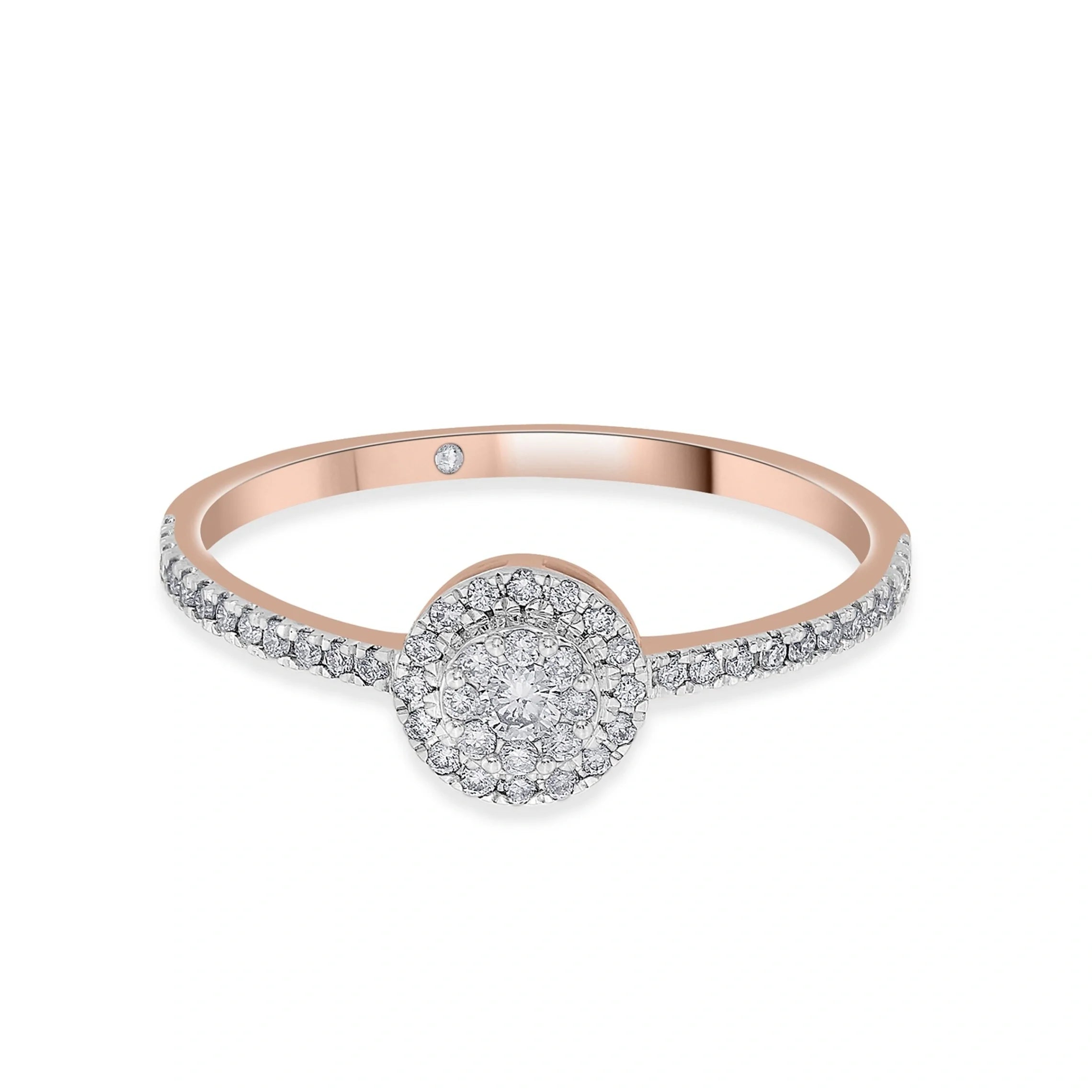 Eternal Starlight Halo Ring - Zen Diamond India