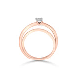 Solitaire Squared Infinity Ring - Zen Diamond India