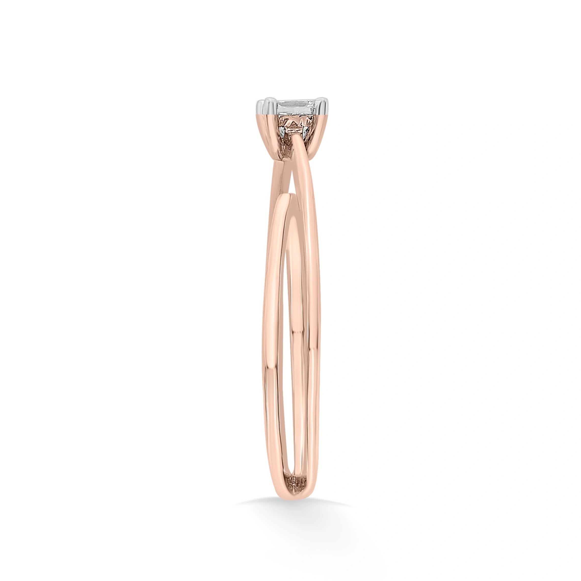 Zen Pirlanata Squared Infinity Ring - Zen Diamond India