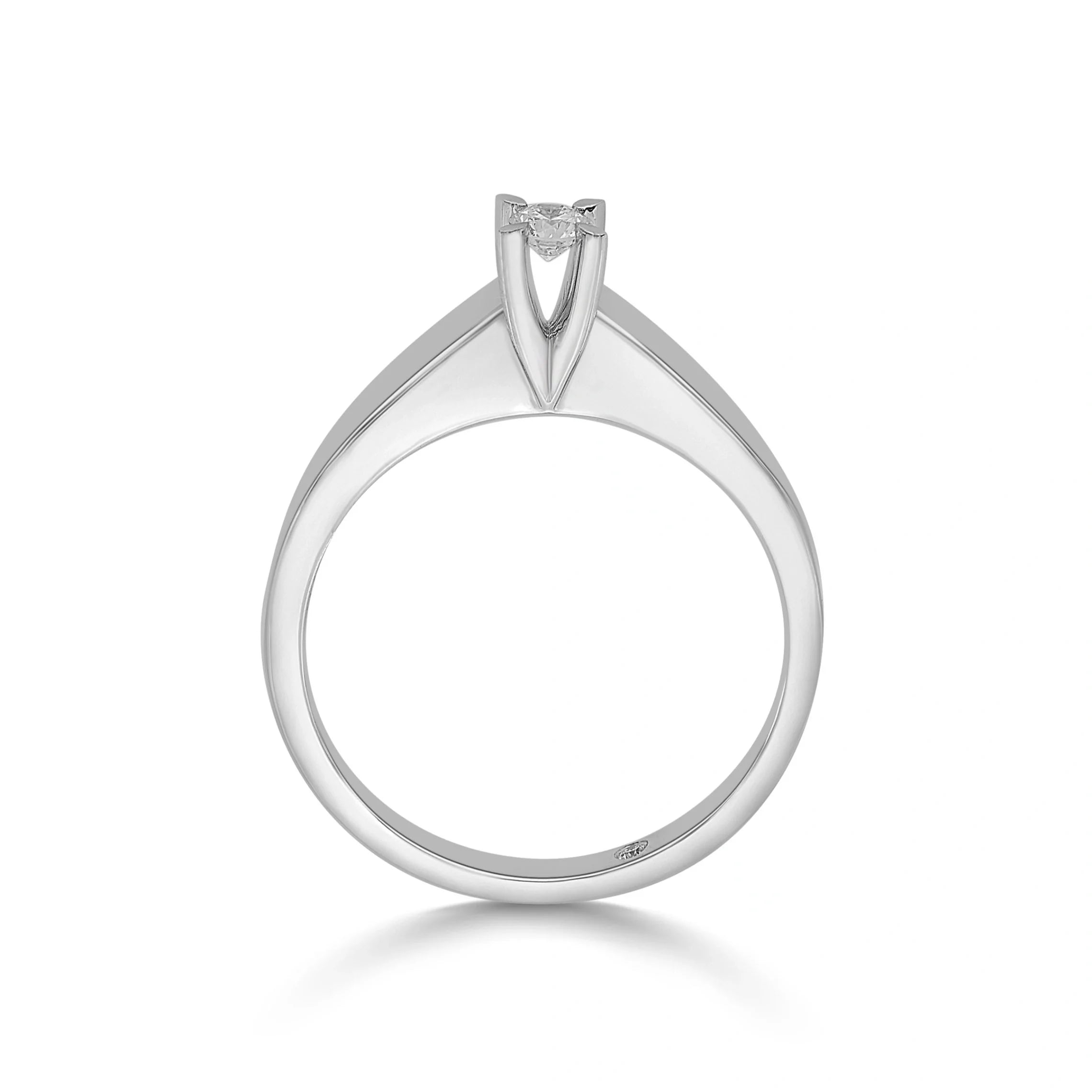 Zen Pirlanta Classic Solitaire Ring - Zen Diamond India
