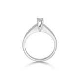 Solitaire Eternal Sparkle Minimalist Ring - Zen Diamond India