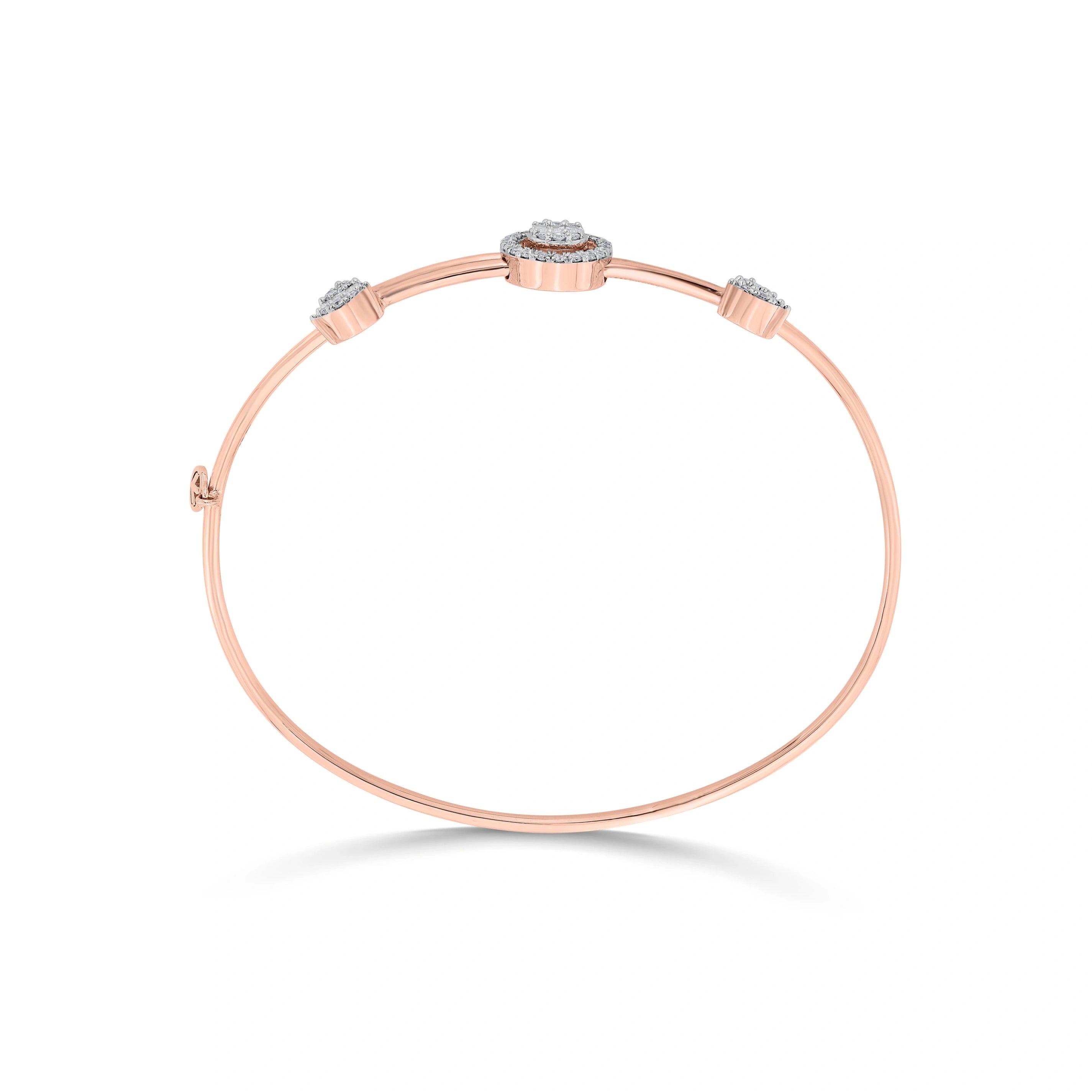 Lyrical Baguette Trio Bracelet - Zen Diamond India