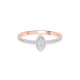 Marquise Mystique Halo Ring - Zen Diamond India