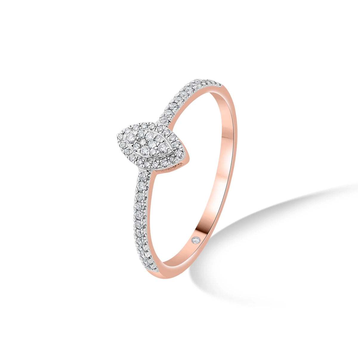 Marquise Mystique Halo Ring - Zen Diamond India