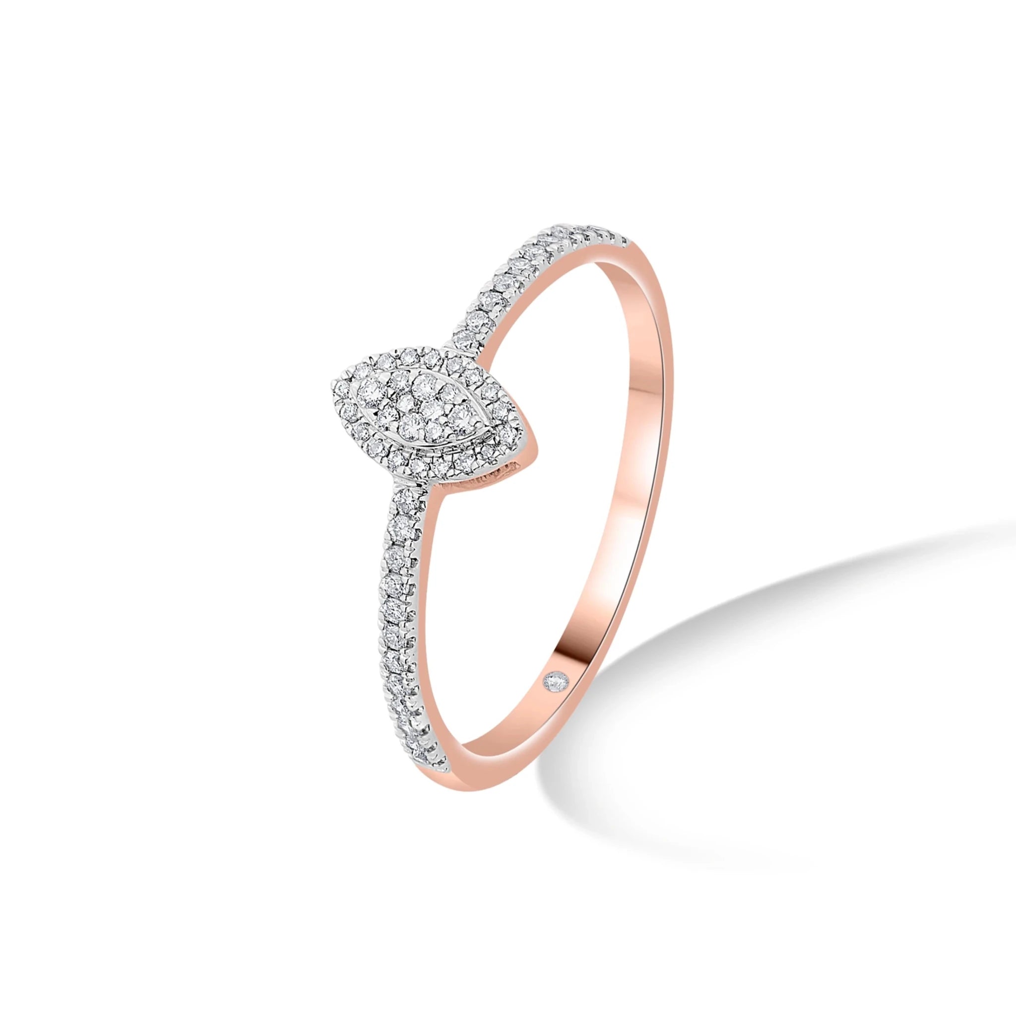 Marquise Mystique Halo Ring - Zen Diamond India