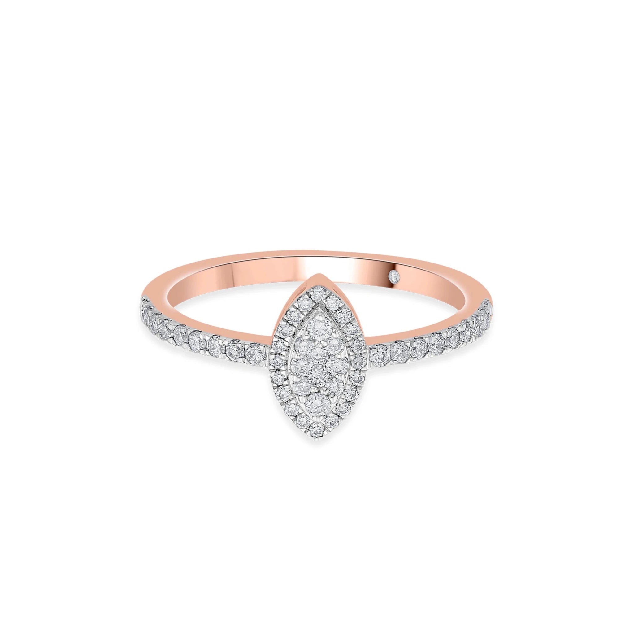 Divine Marquise Dazzle Ring - Zen Diamond India