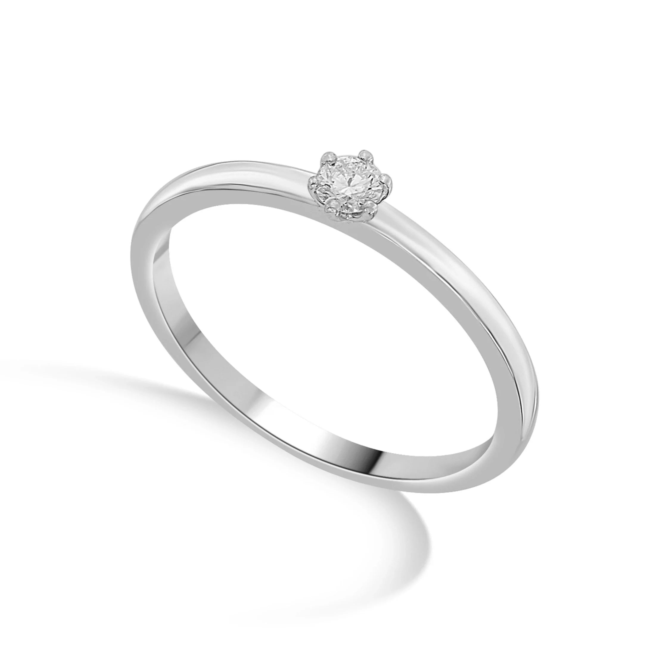 Zen Pirlanta Petite Zenith Ring - Zen Diamond India