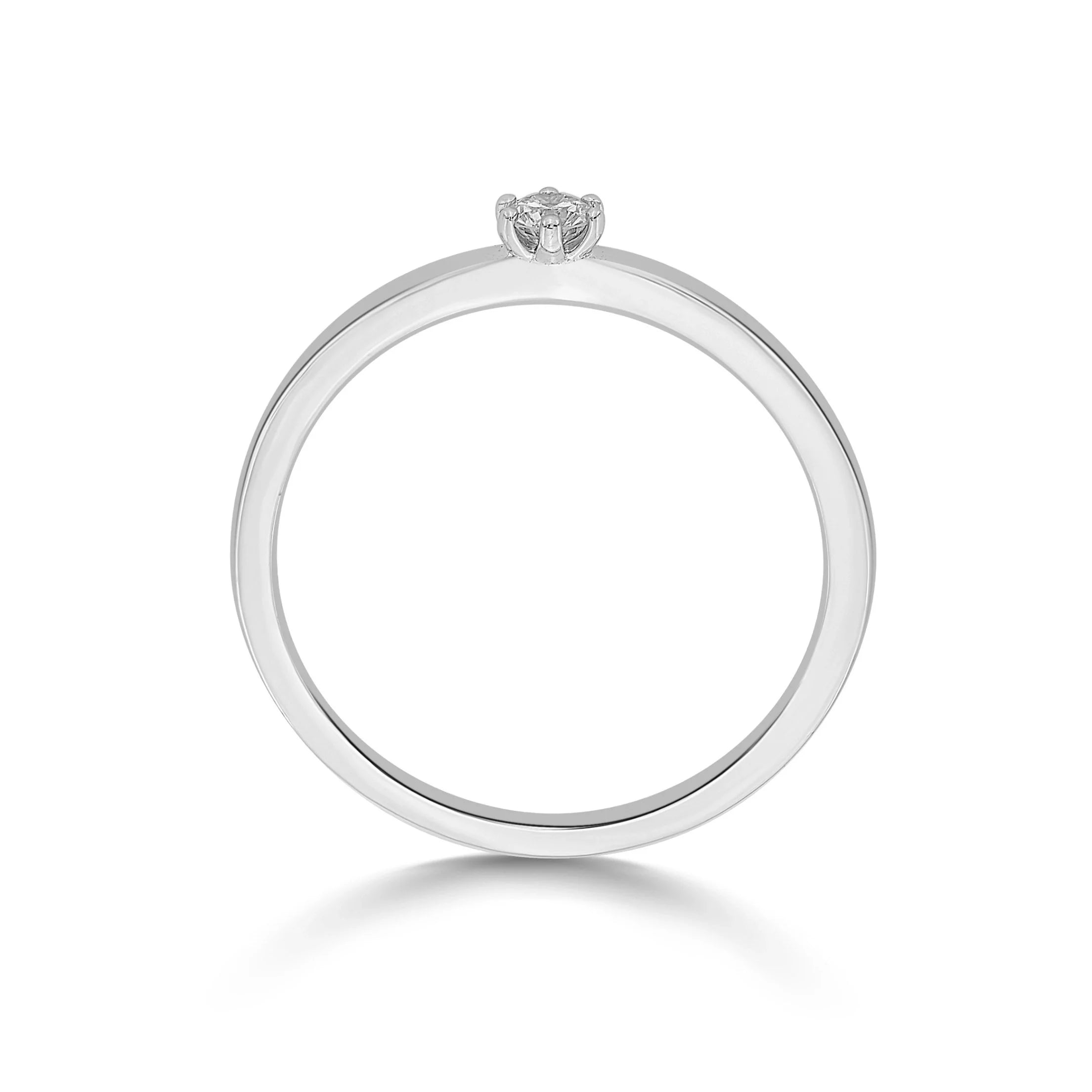 Zen Pirlanta Petite Zenith Ring - Zen Diamond India