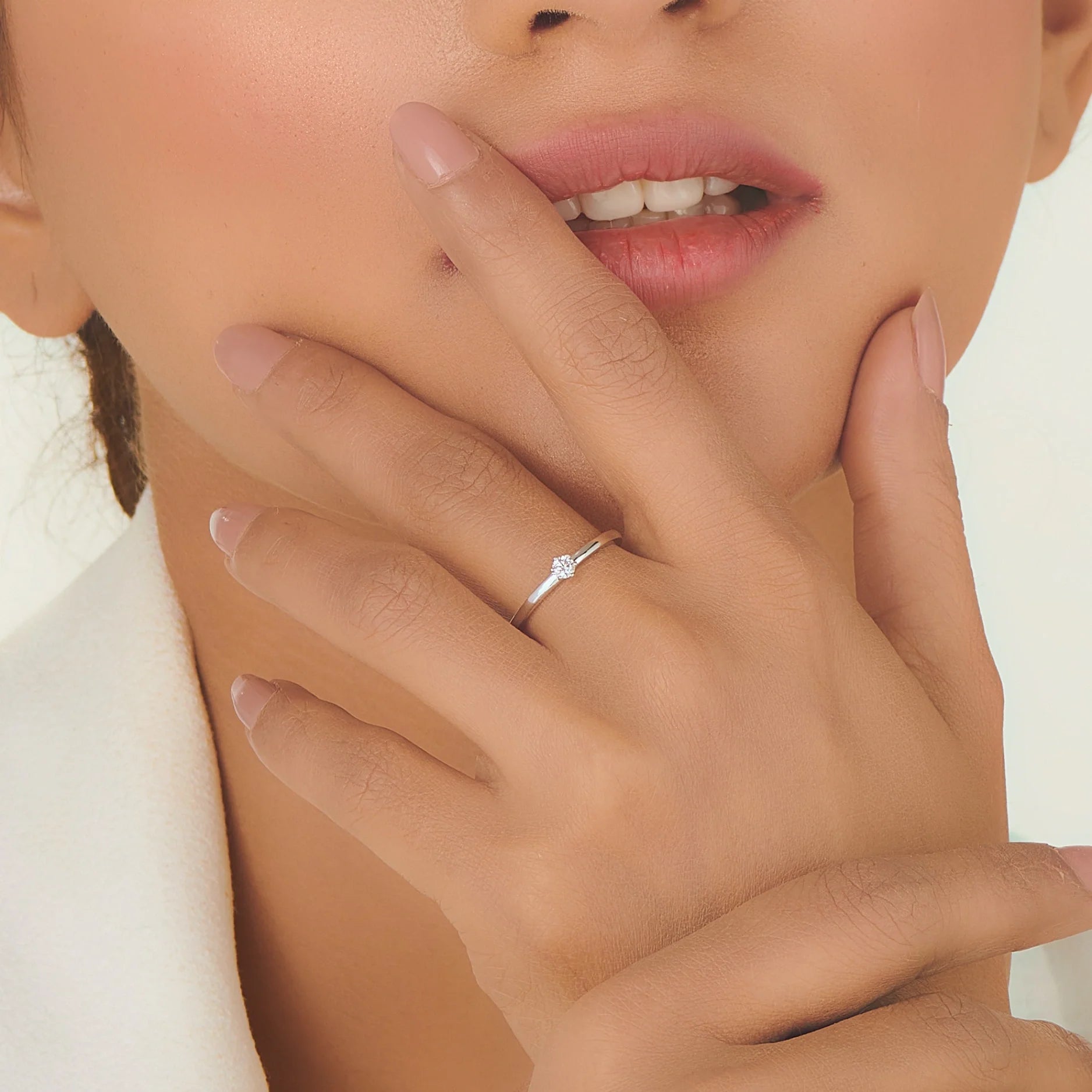 Zen Pirlanta Petite Zenith Ring